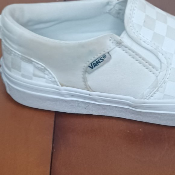 Vans Classic Slip-On Stackform Checkerboard Classic White Size 35 - Picture 10 of 10